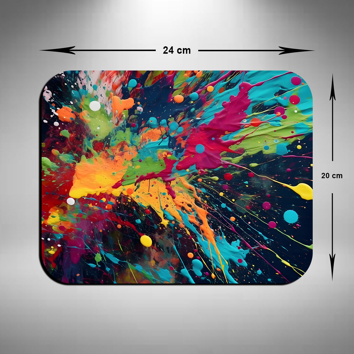 Paint Splatter Mouse Mat Design 2