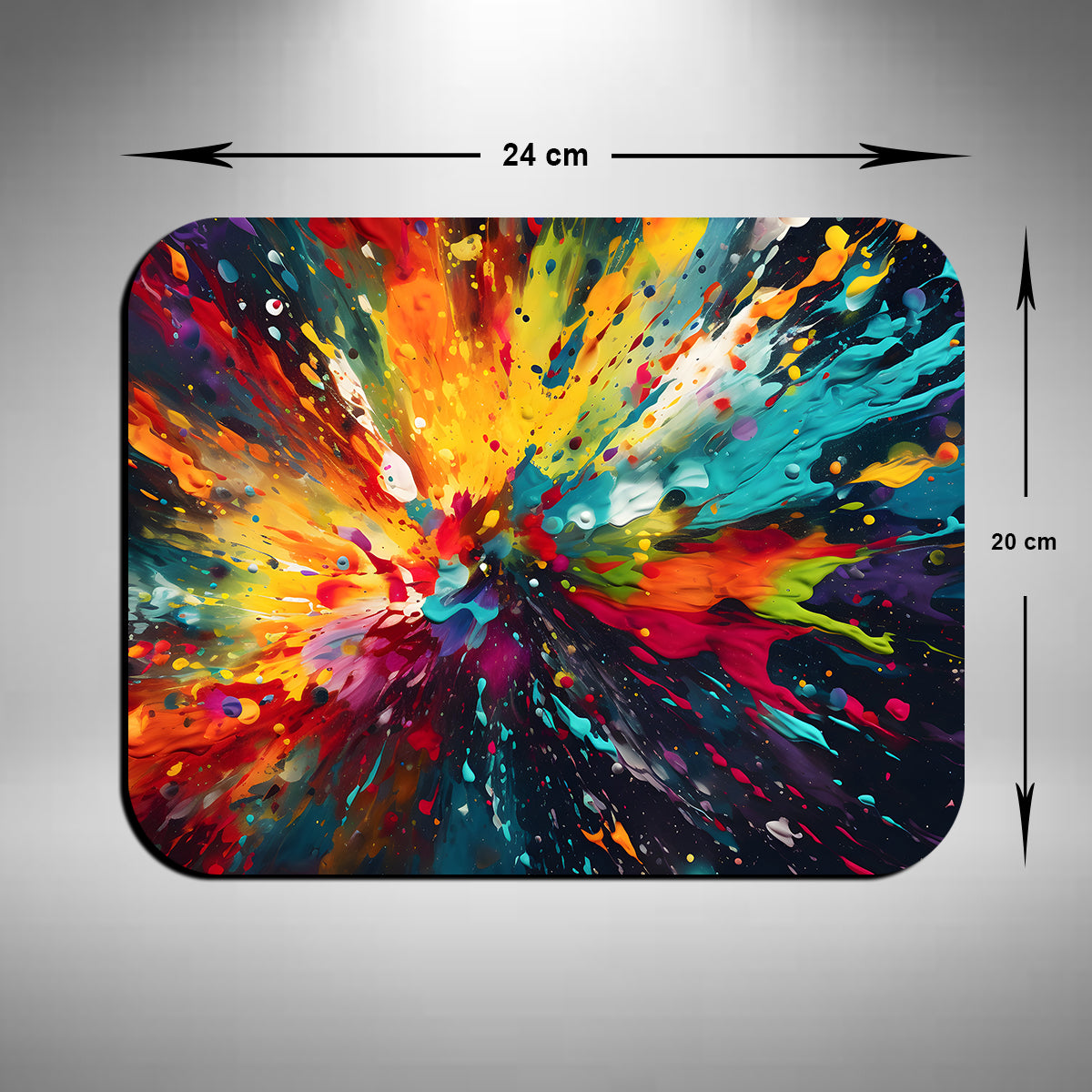 Paint Splatter Mouse Mat Design 4