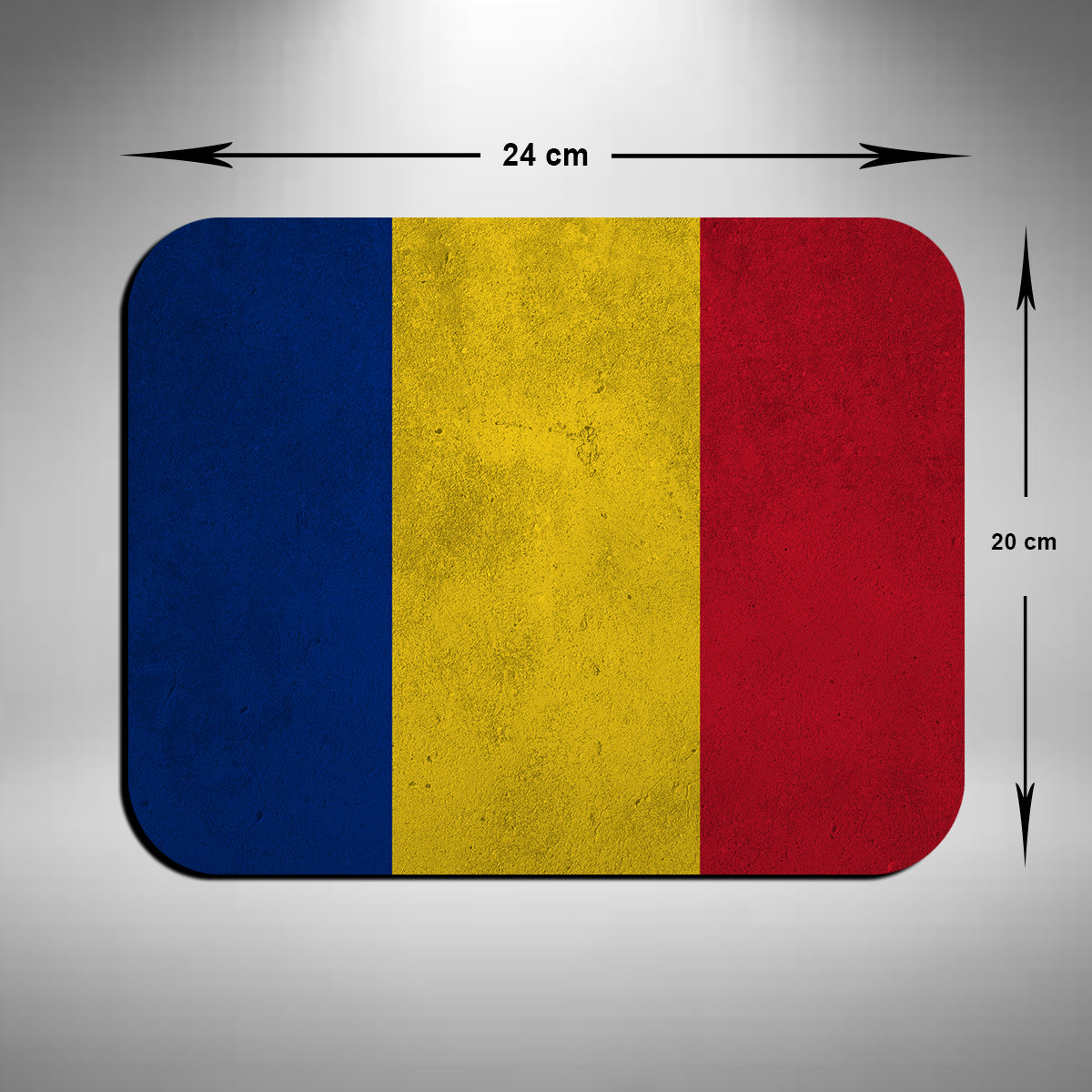Romania Flag Mouse Mat