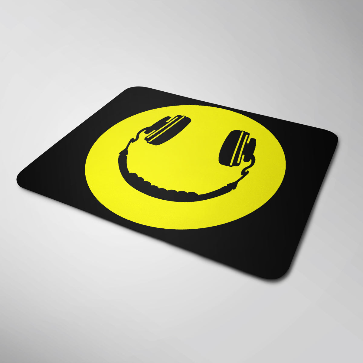 Headphones Smile Mouse Mat