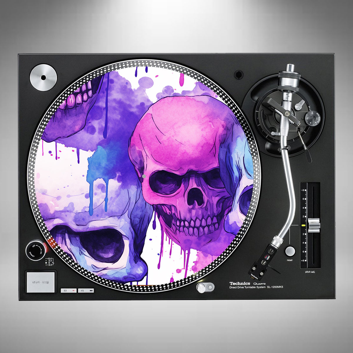 Skull Slipmats Pink and Purple