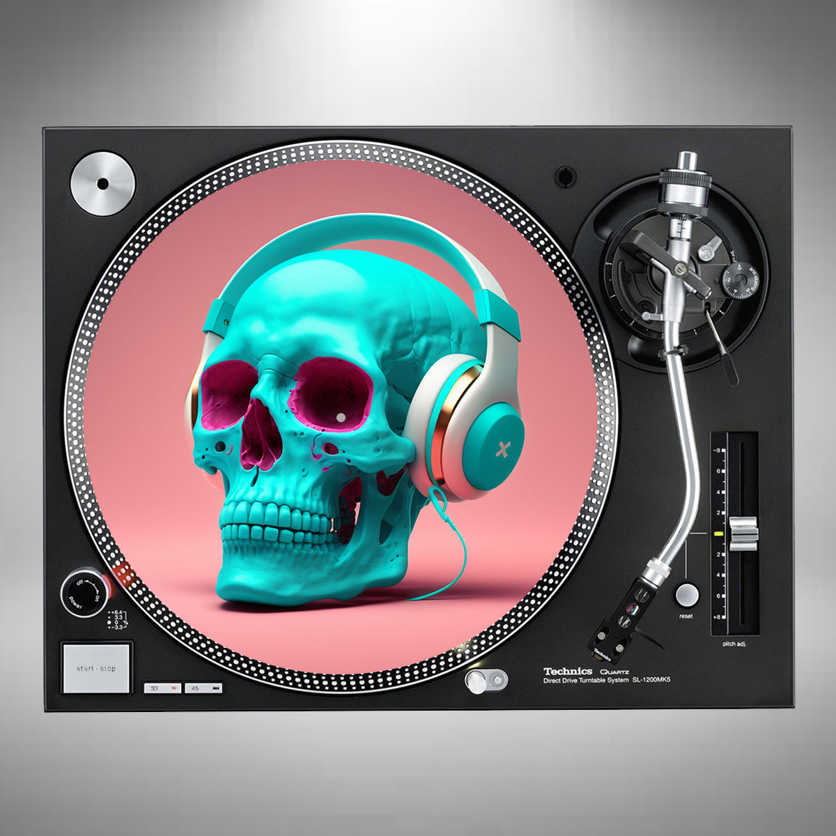 Turquoise Skull Slipmats