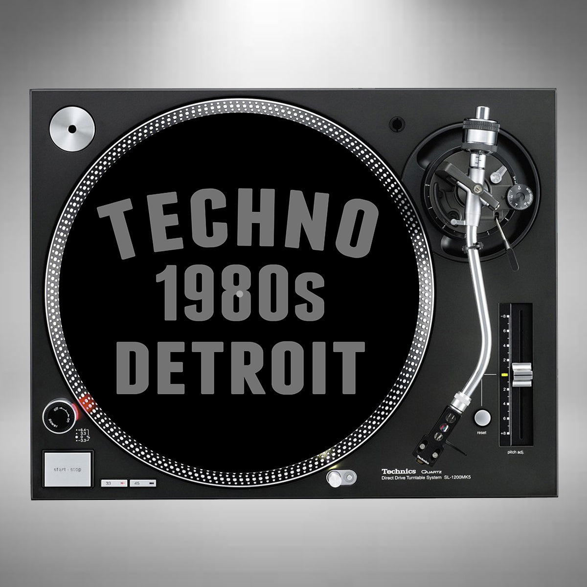Techno 1980s Detroit Slipmats