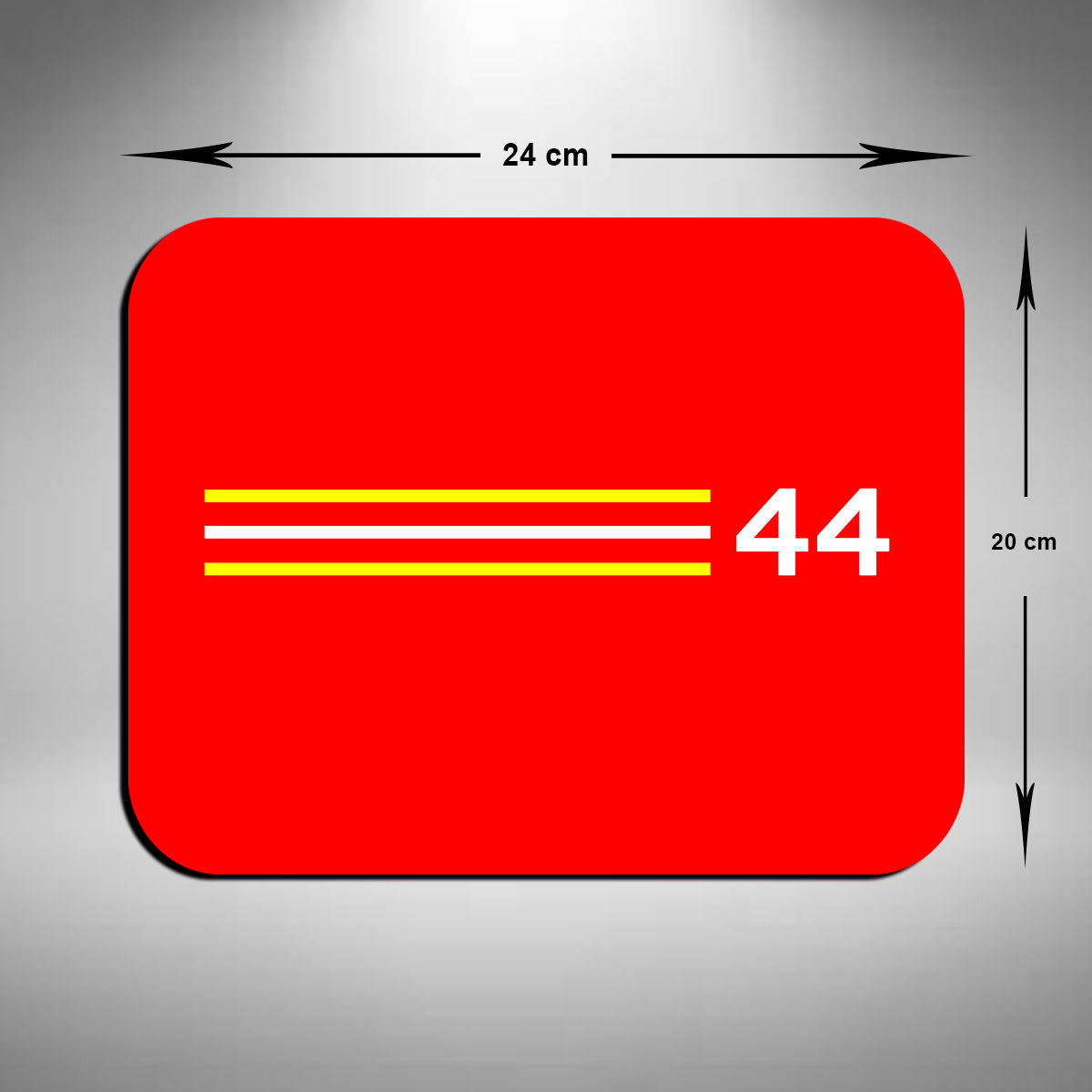 Lewis Hamilton Inspired Mouse Mat Red