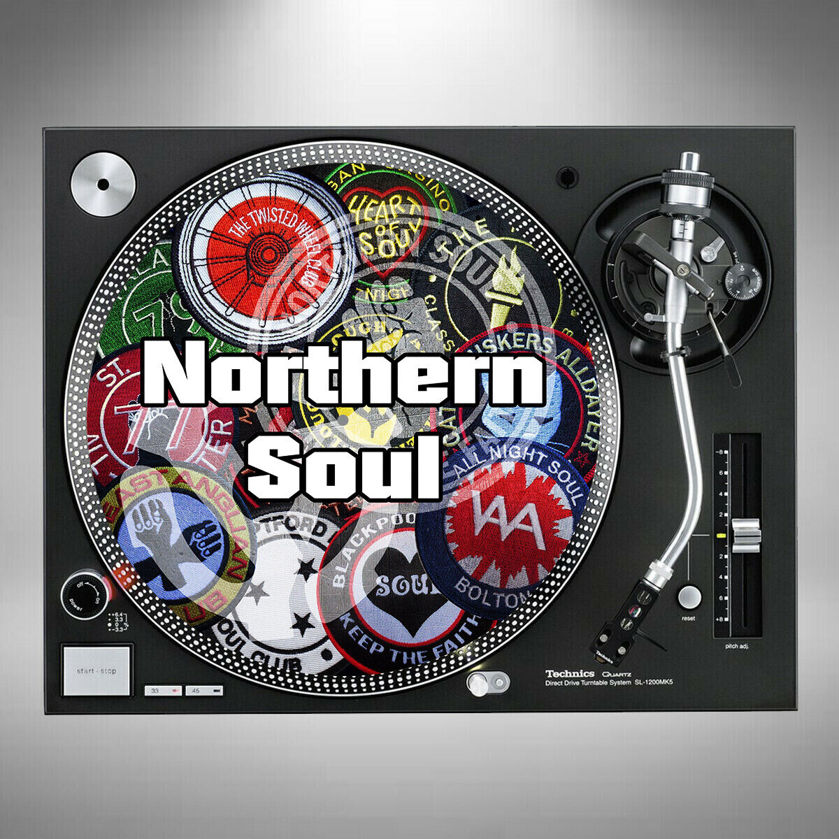 Northern Soul Patches Slipmats