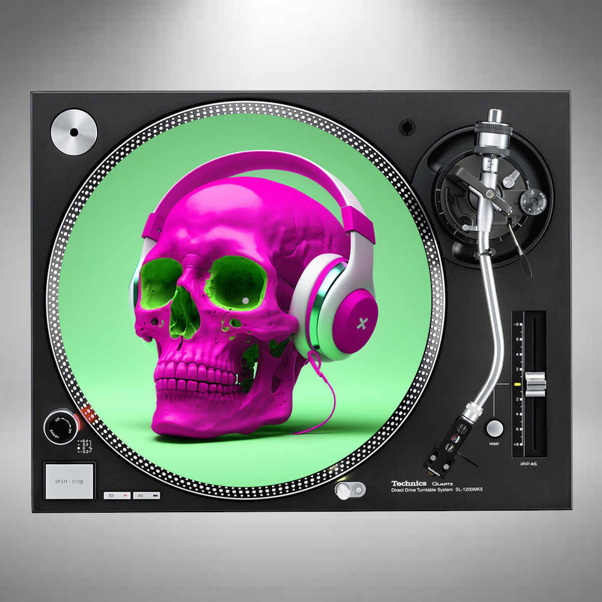 Pink Skull Slipmats